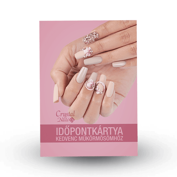 Crystal Nails Időpontkártya - #18
