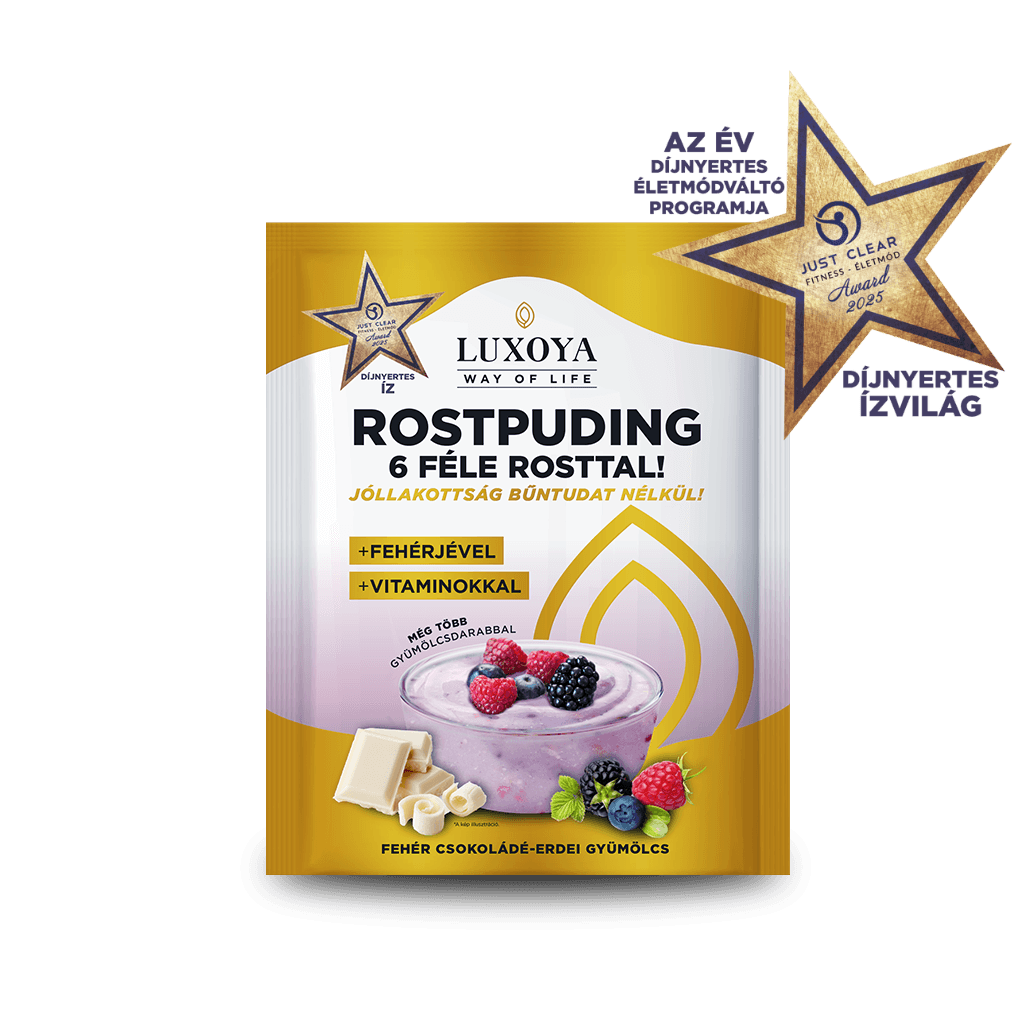 Rostpuding 6 féle rosttal - Fehér csokoládé-Erdei gyümölcs 25g