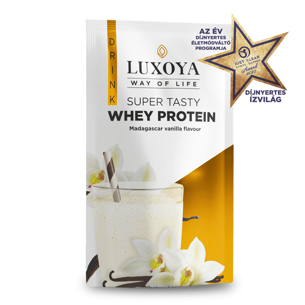 SUPER TASTY WHEY PROTEIN - PRÉMIUM FEHÉRJE ITALPOR 30 g - Madagaszkári vanília ízű
