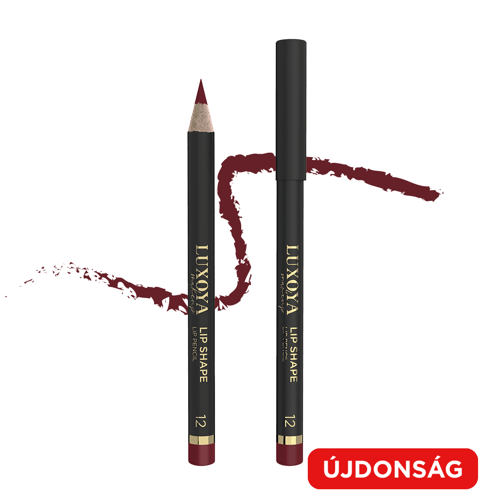 Luxoya Lip Shape szájkontúr ceruza 12 – Tartós, krémes ajakceruza