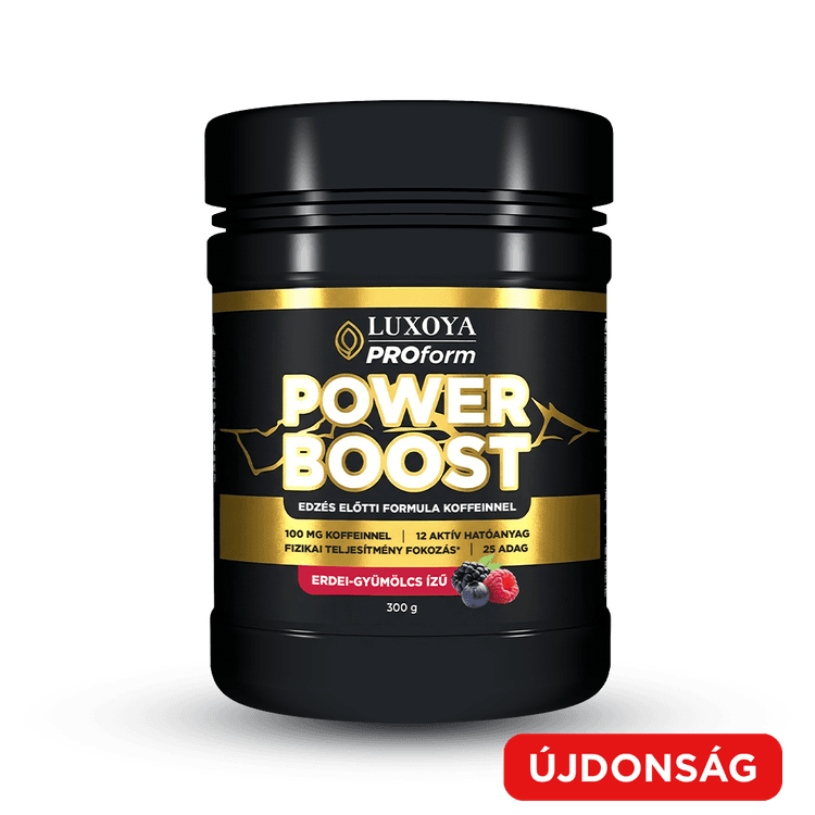 Power Boost – Edzés előtti Italpor - Erdei gyümölcs ízű - 300 g