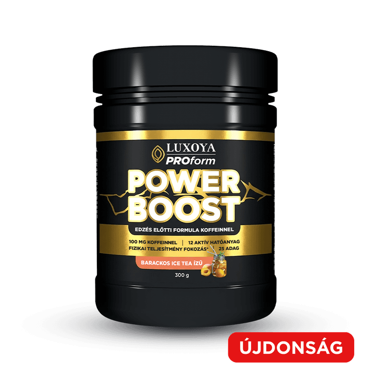 Power Boost – Edzés Előtti Italpor - Barackos Ice Tea -300 g