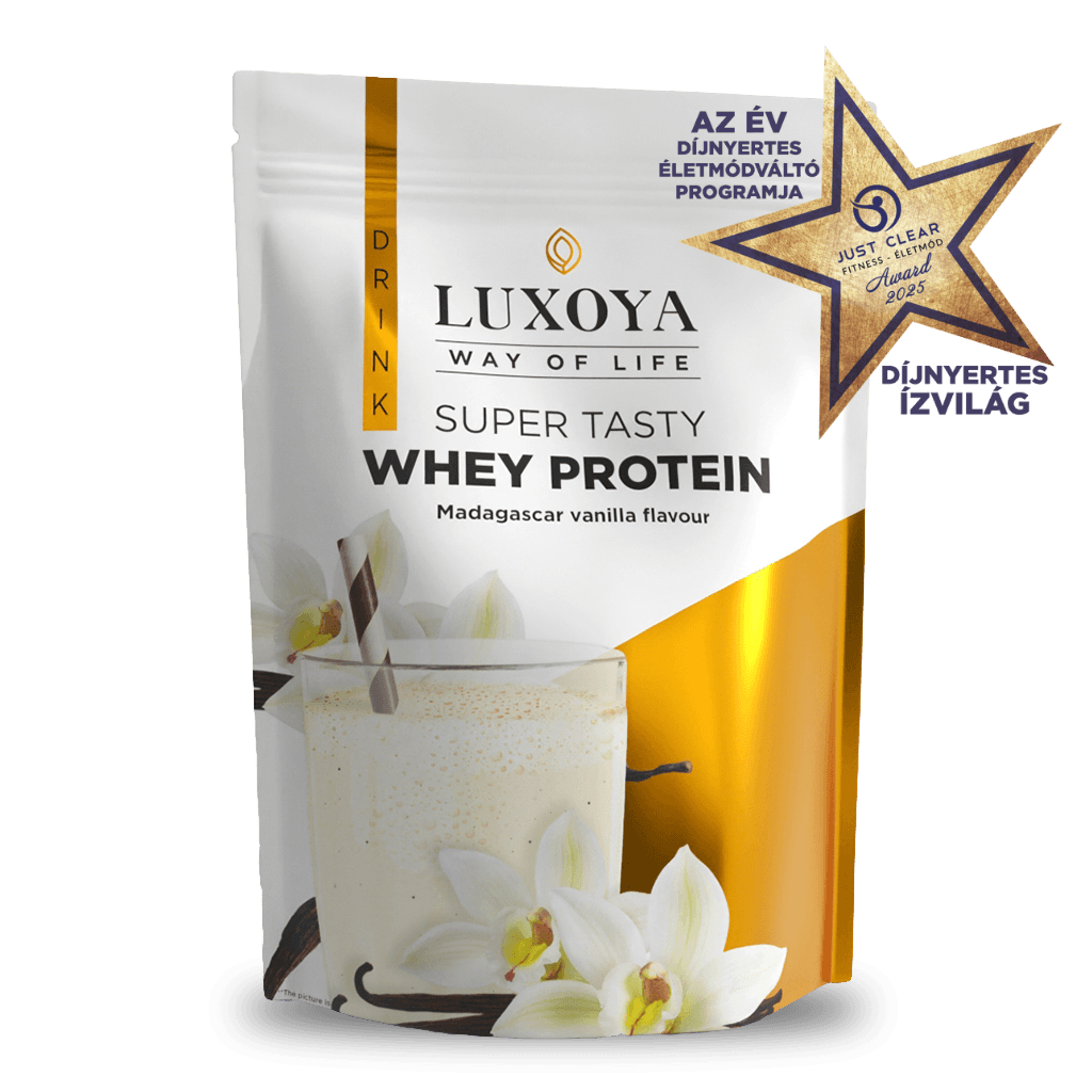 SUPER TASTY WHEY PROTEIN - PRÉMIUM FEHÉRJE ITALPOR 450 g DOY - Madagaszkári vanília ízű