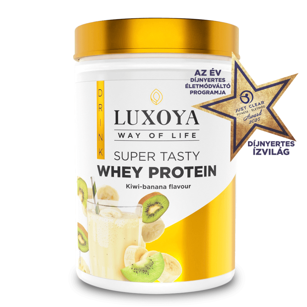 SUPER TASTY WHEY PROTEIN - PRÉMIUM FEHÉRJE ITALPOR 450 g PET - Kivi-banán ízű