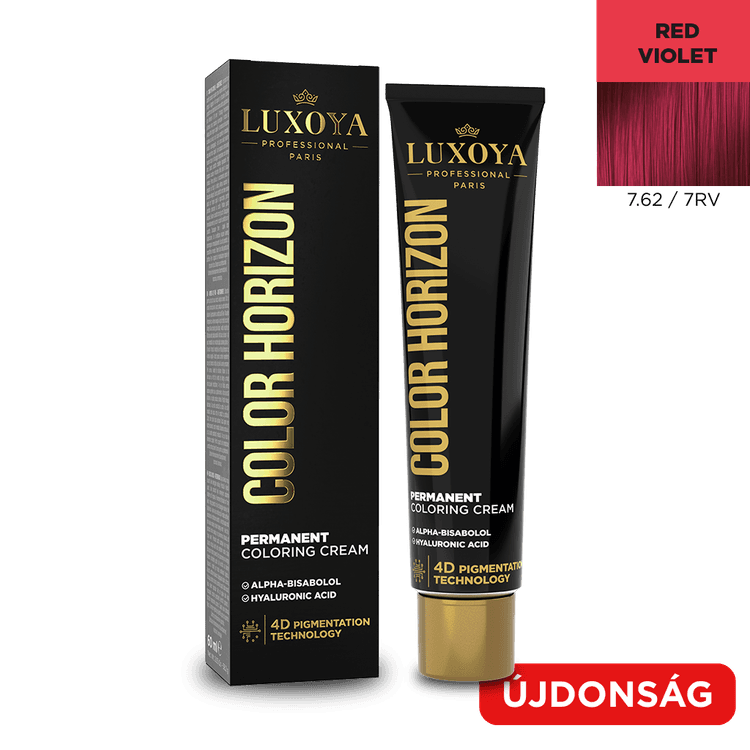 COLOR HORIZON - Ammóniás hajfesték 7.62/7RV - 60ml