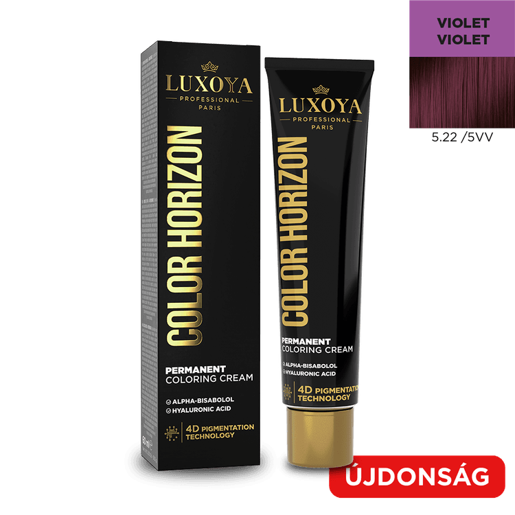 COLOR HORIZON - Ammóniás hajfesték 5.22/5VV - 60ml