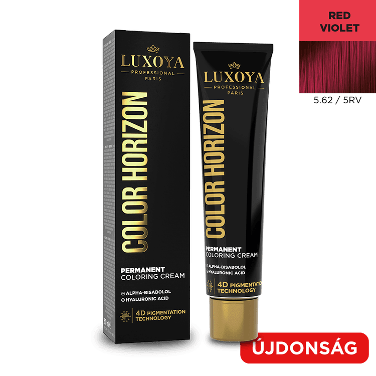 COLOR HORIZON - Ammóniás hajfesték 5.62/5RV 60ml