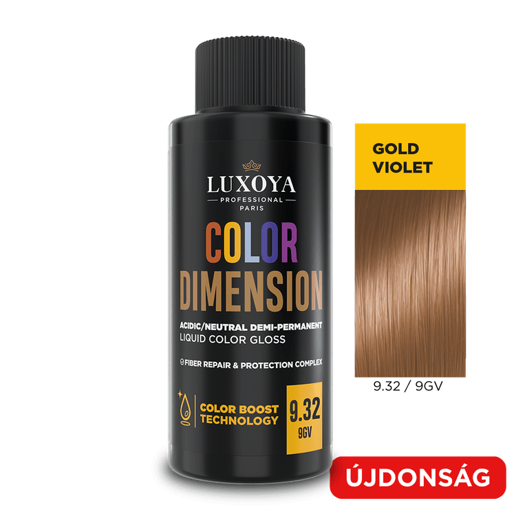 COLOR DIMENSION - Ápoló és ragyogást fokozó hajszínező 9.32/9GV - 60ml