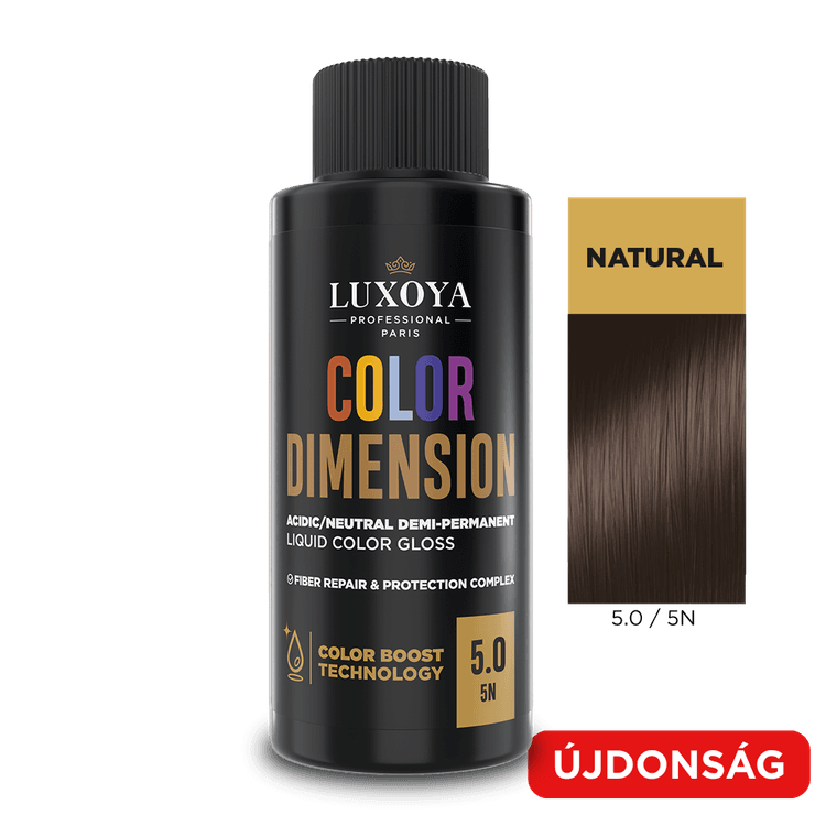 COLOR DIMENSION - Ápoló és ragyogást fokozó hajszínező 5.0/5N - 60ml