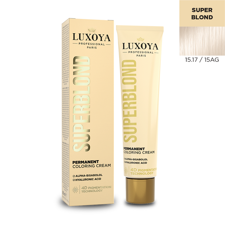 SUPERBLOND - Extra világosító ammóniás hajfesték 15.17/15AG 60ml