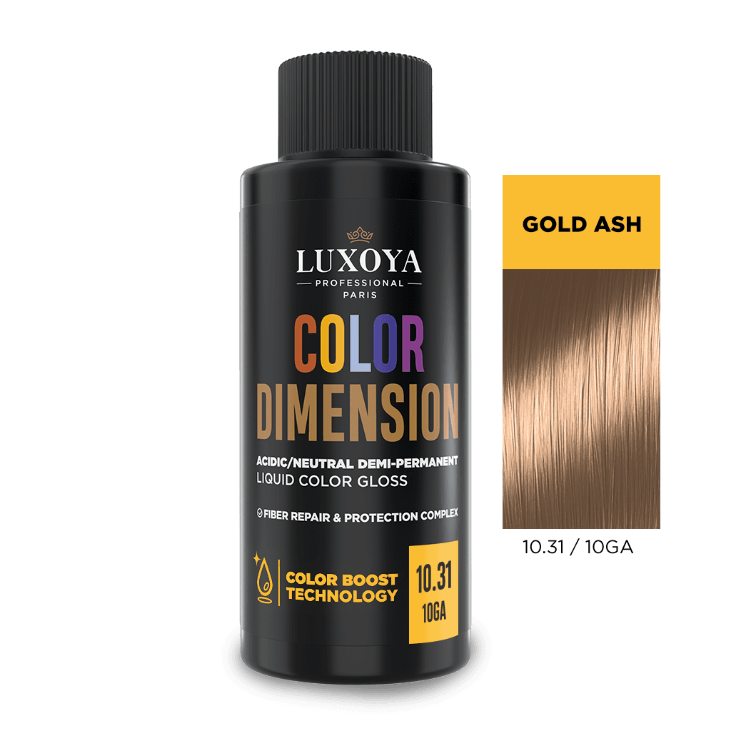 COLOR DIMENSION - Ápoló és ragyogást fokozó hajszínező 10.31/10GA - 60ml