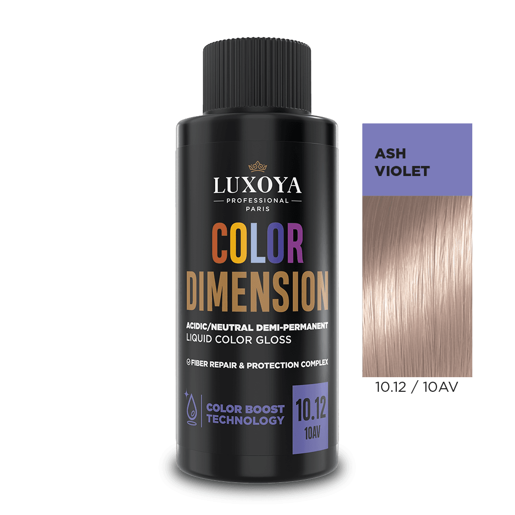 COLOR DIMENSION - Ápoló és ragyogást fokozó hajszínező 10.12/10AV - 60ml