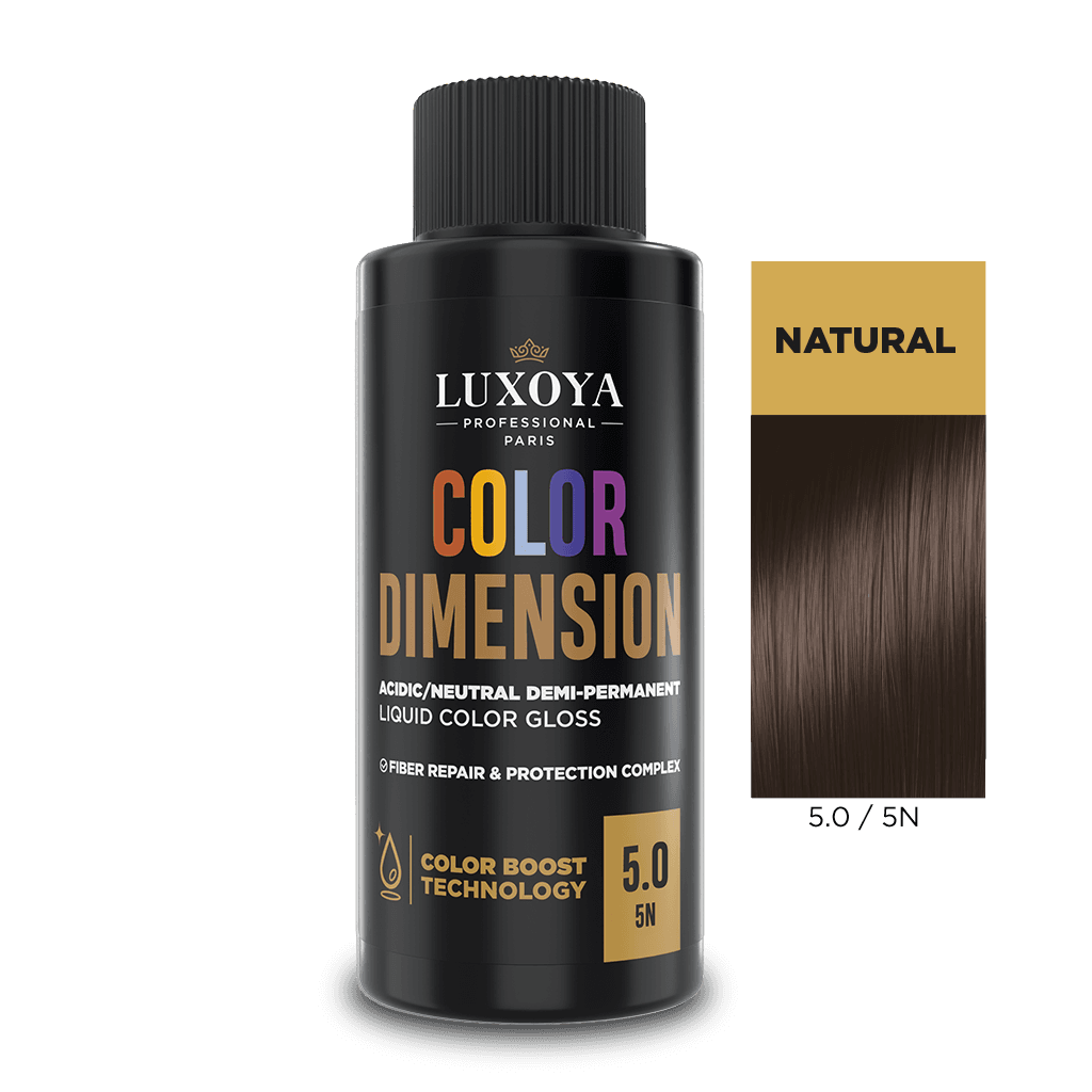 COLOR DIMENSION - Ápoló és ragyogást fokozó hajszínező 5.0/5N - 60ml