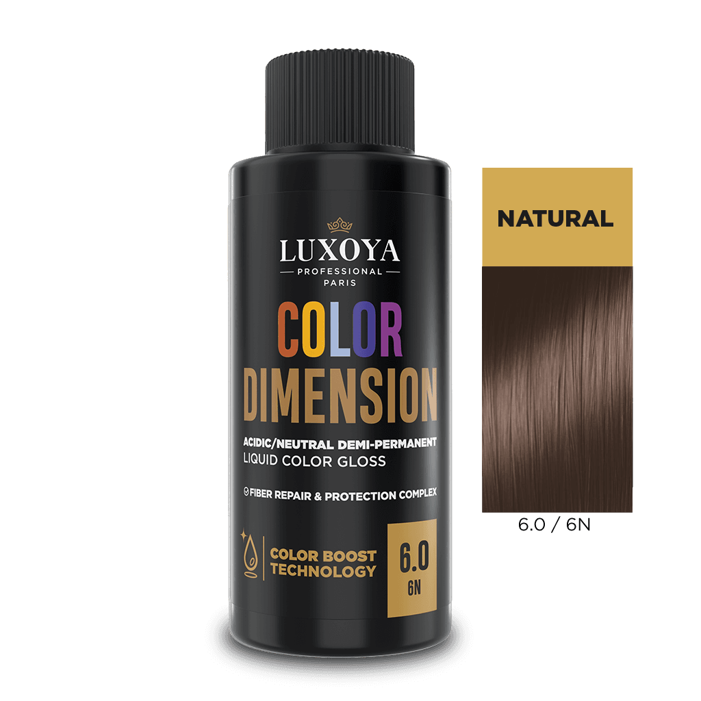 COLOR DIMENSION - Ápoló és ragyogást fokozó hajszínező 6.0/6N - 60ml