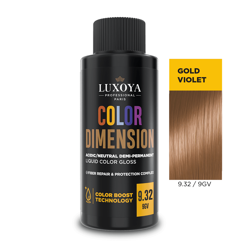 COLOR DIMENSION - Ápoló és ragyogást fokozó hajszínező 9.32/9GV - 60ml
