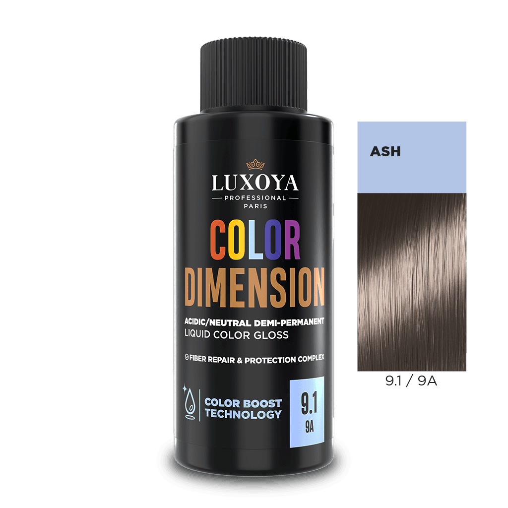 COLOR DIMENSION - Ápoló és ragyogást fokozó hajszínező 9.1/9A - 60ml
