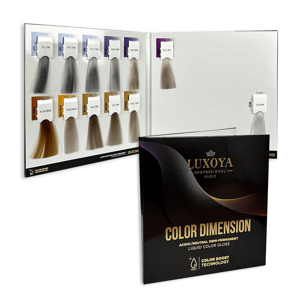 COLOR DIMENSION COLOR CHART - Hajszínező színskála