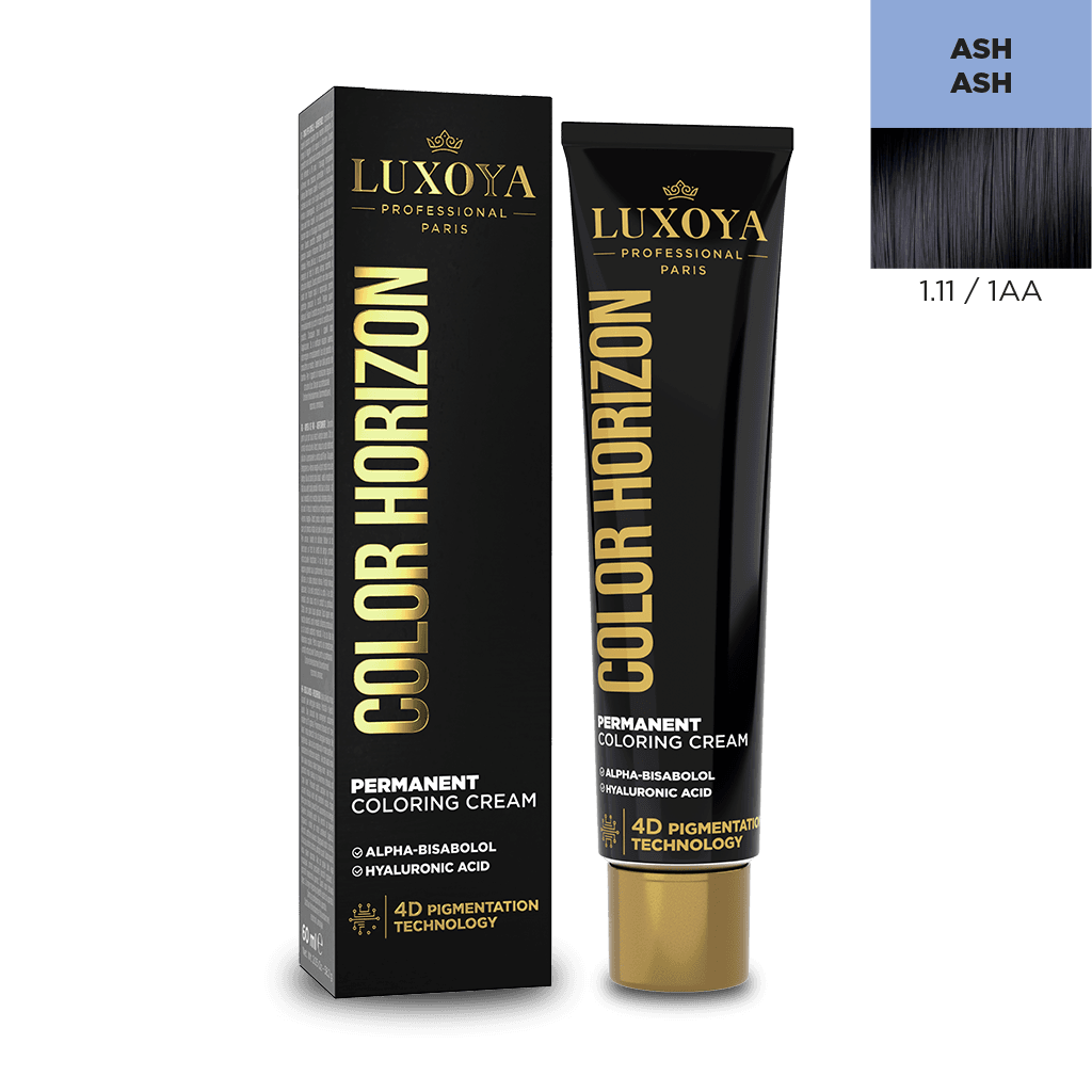 COLOR HORIZON - Ammóniás hajfesték 1.11/1AA 60ml