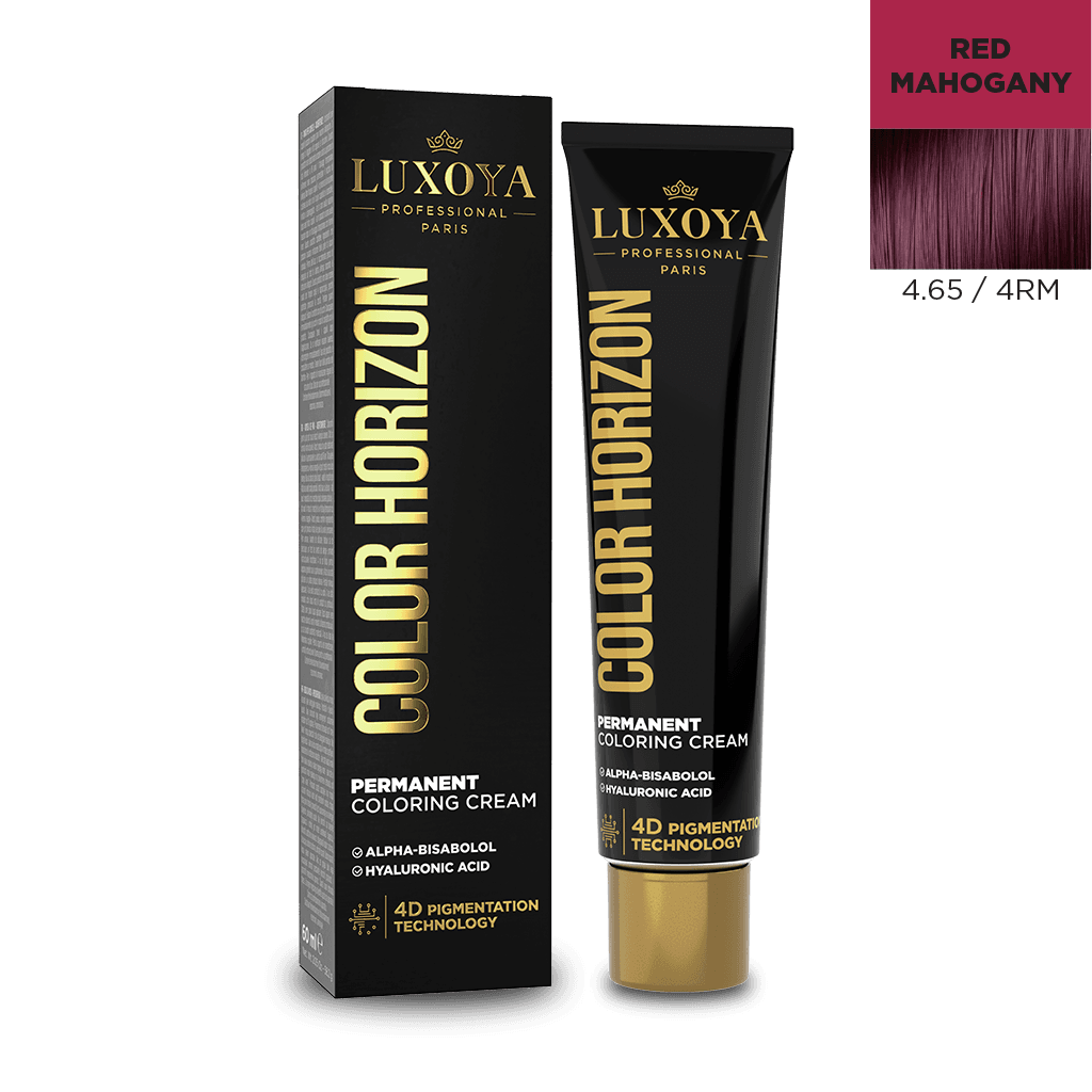 COLOR HORIZON - Ammóniás hajfesték 4.65/4RM 60ml