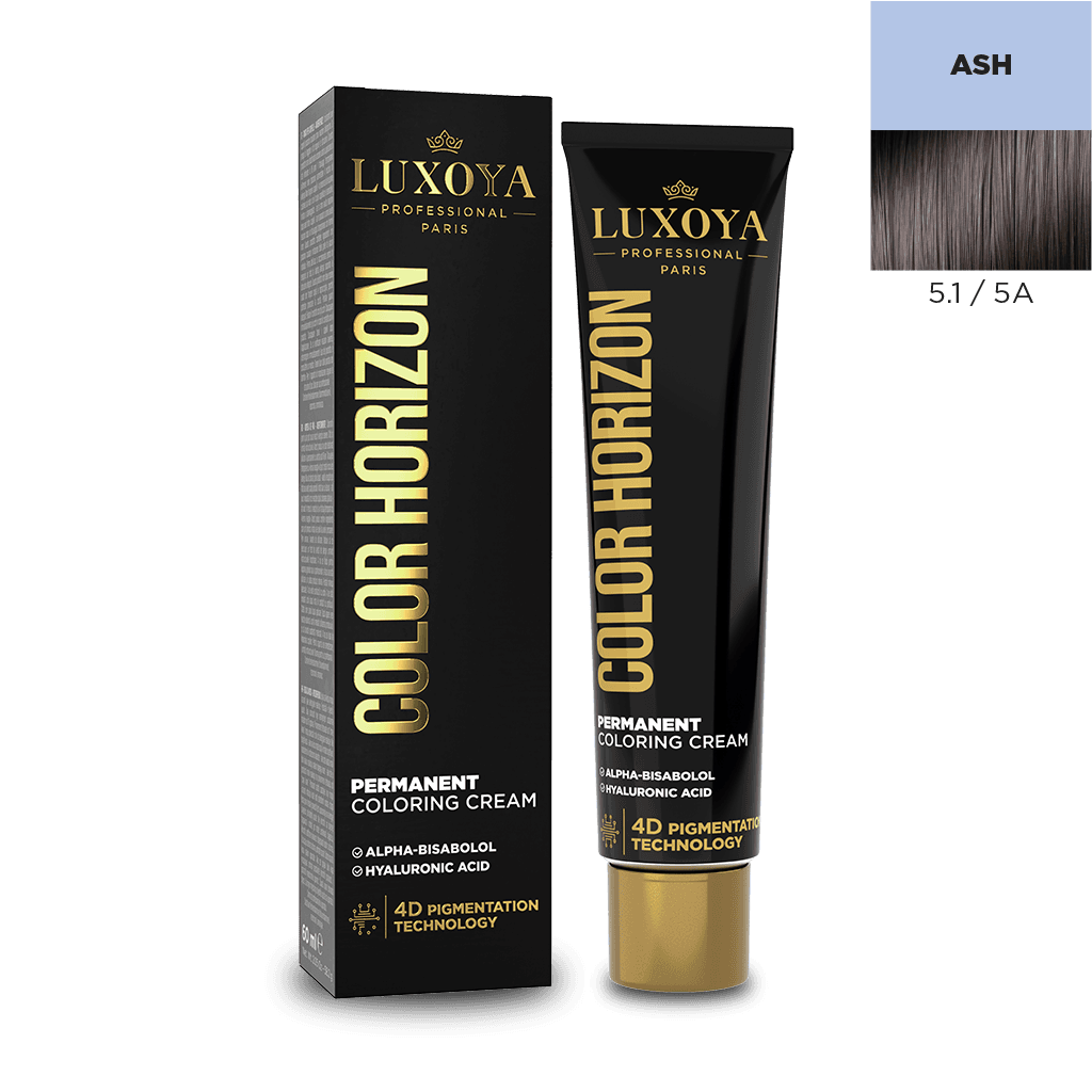 COLOR HORIZON - Ammóniás hajfesték 5.1/5A 60ml