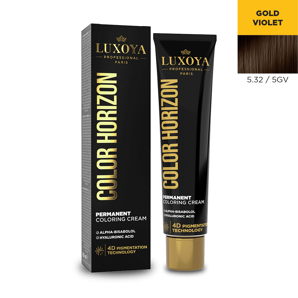 COLOR HORIZON - Ammóniás hajfesték 5.32/5GV 60ml