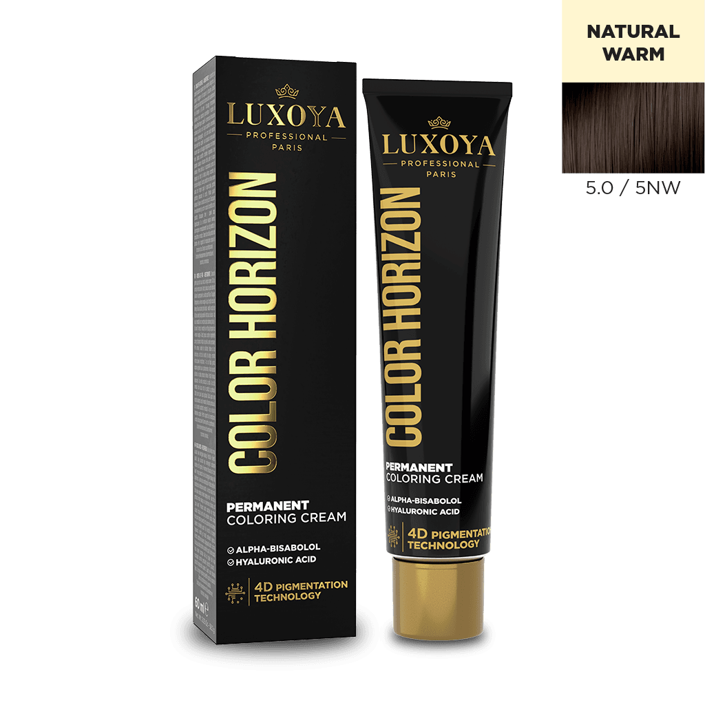 COLOR HORIZON - Ammóniás hajfesték 5.0/5NW 60ml