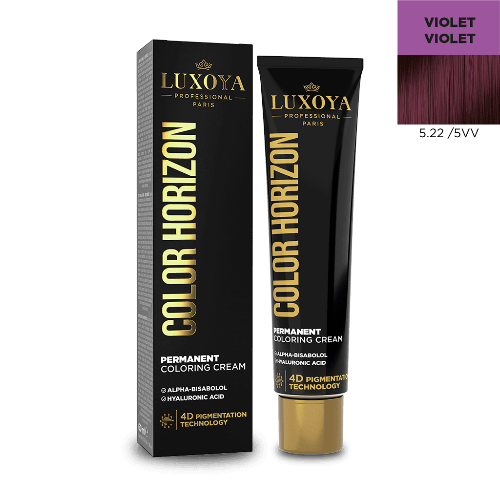 COLOR HORIZON - Ammóniás hajfesték 5.22/5VV - 60ml