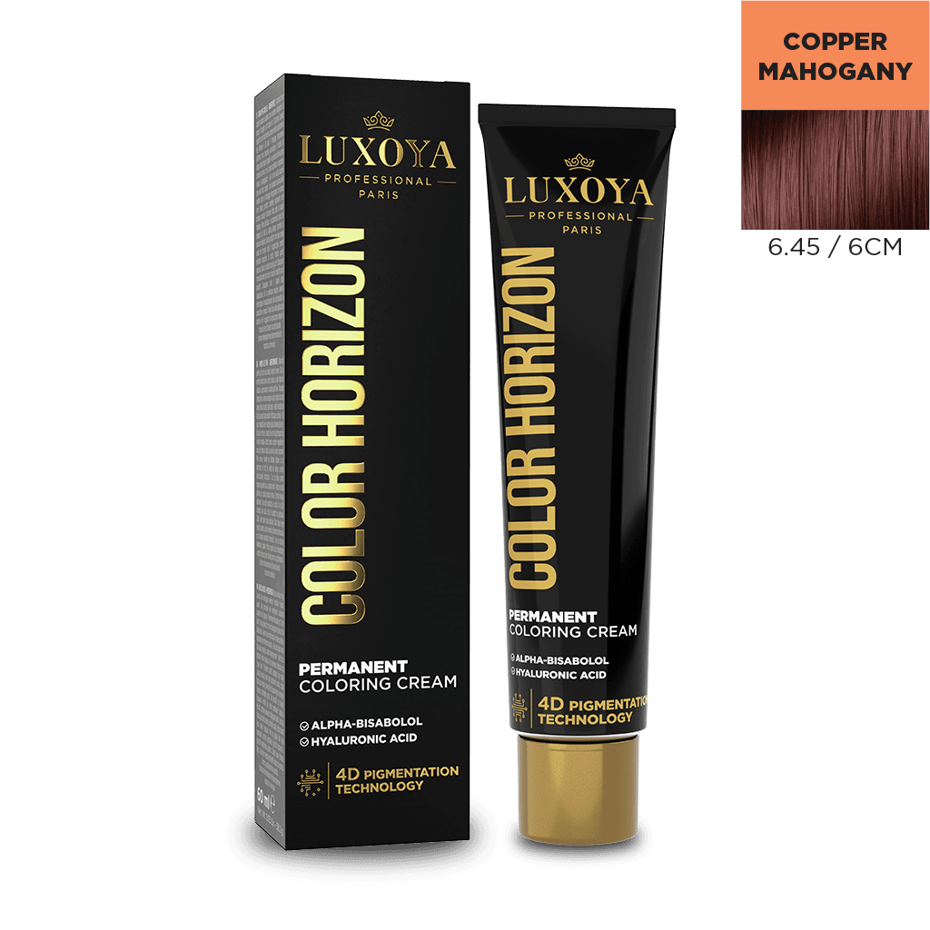 COLOR HORIZON - Ammóniás hajfesték 6.45/6CM 60ml