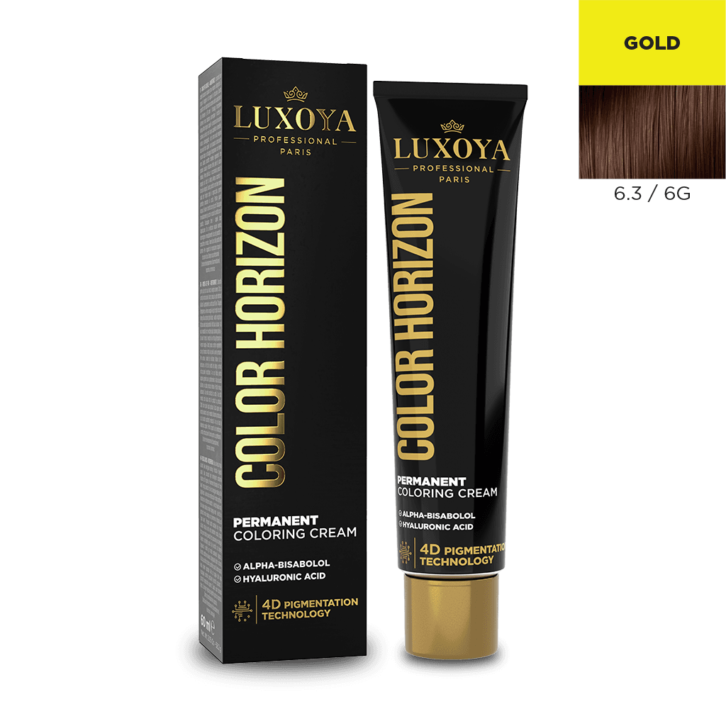 COLOR HORIZON - Ammóniás hajfesték 6.3/6G 60ml