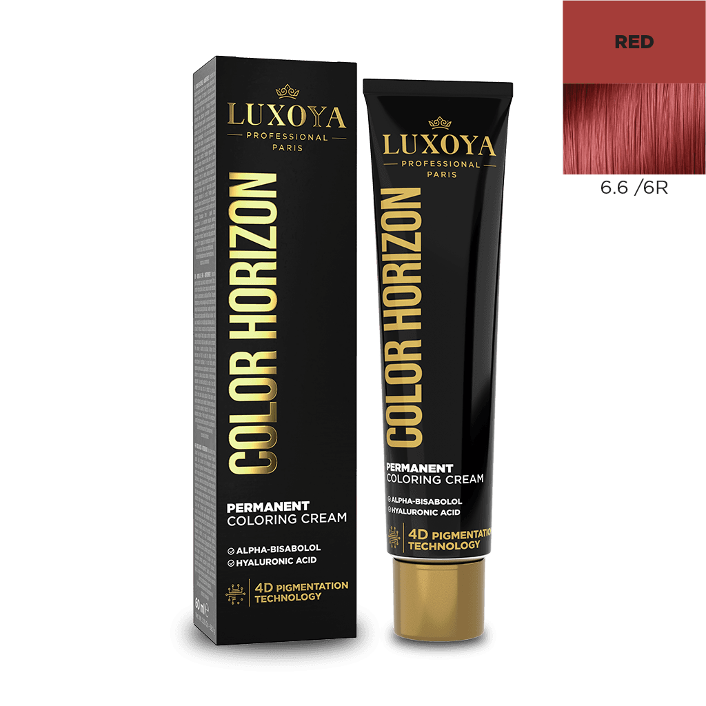 COLOR HORIZON - Ammóniás hajfesték 6.6/6R 60ml