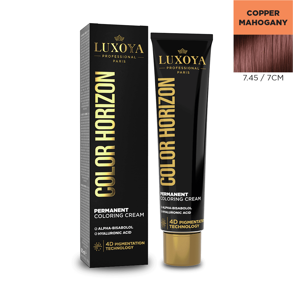 COLOR HORIZON - Ammóniás hajfesték 7.45/7CM 60ml
