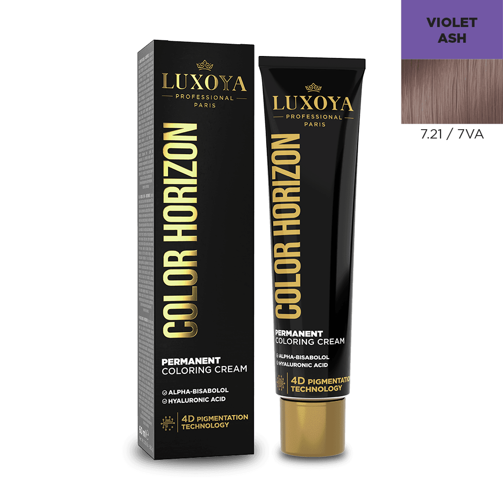 COLOR HORIZON - Ammóniás hajfesték 7.21/7VA 60ml