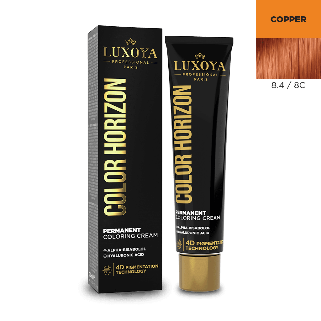 COLOR HORIZON - Ammóniás hajfesték 8.4/8C 60ml