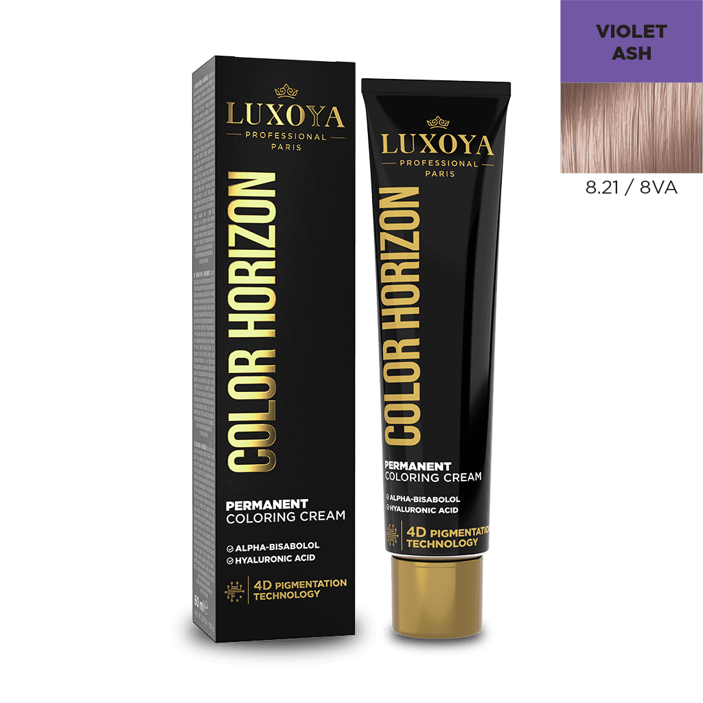 COLOR HORIZON - Ammóniás hajfesték 8.21/8VA 60ml