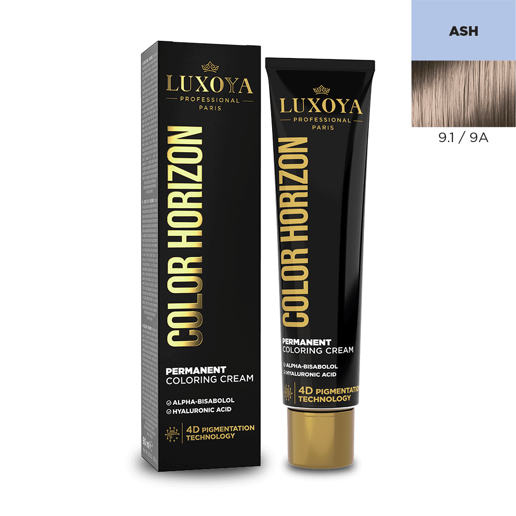 COLOR HORIZON - Ammóniás hajfesték 9.1/9A 60ml