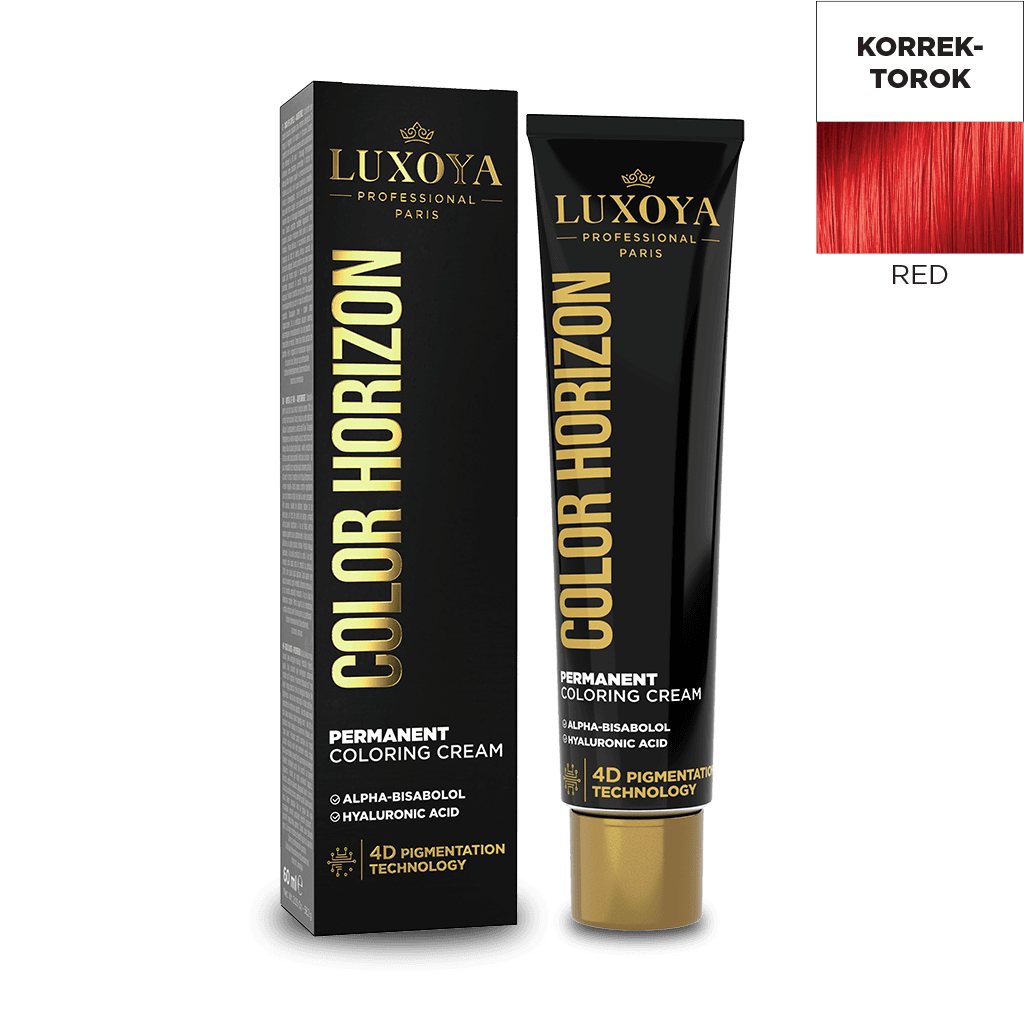 COLOR HORIZON RED - Piros Ammóniás hajfesték  60ml