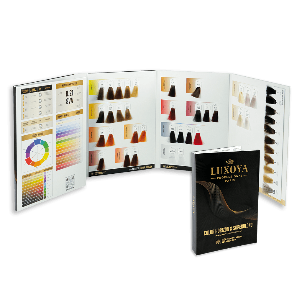 COLOR HORIZON COLOR CHART - Hajfesték színskála