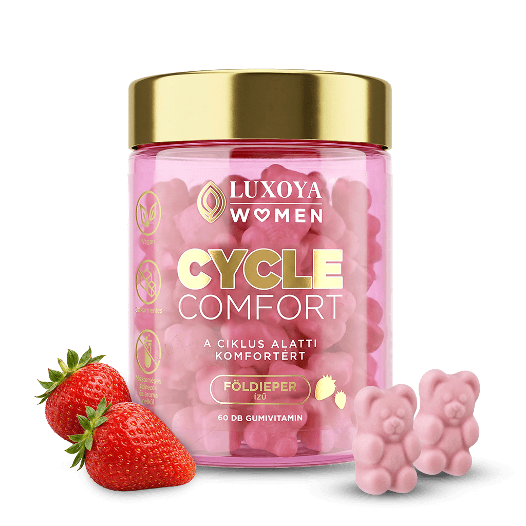 Cycle Comfort - Női ciklus komfort támogató - Földi eper ízű gumivitamin - 60db