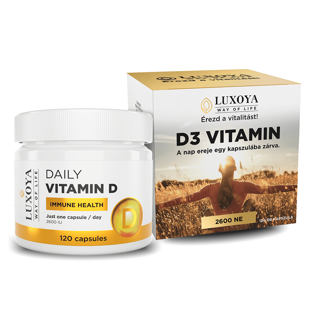 DAILY VITAMIN D - D3-VITAMIN 120 db
