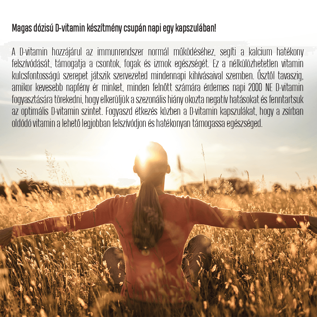 DAILY VITAMIN D - D3-VITAMIN 120 db