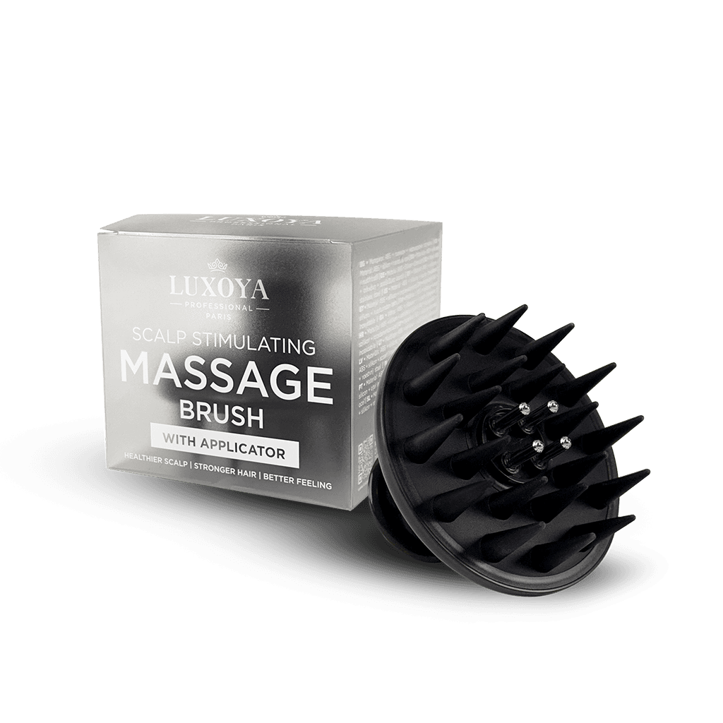 Fejbőrstimuláló masszázskefe - Applikátorral