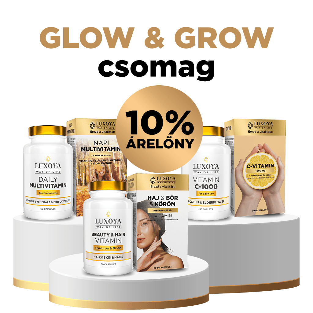 GLOW & GROW - Vitamin csomag - 10% csomagkedvezménnyel