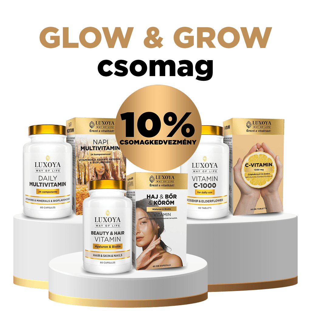 GLOW & GROW - Vitamin csomag - 10% csomagkedvezménnyel