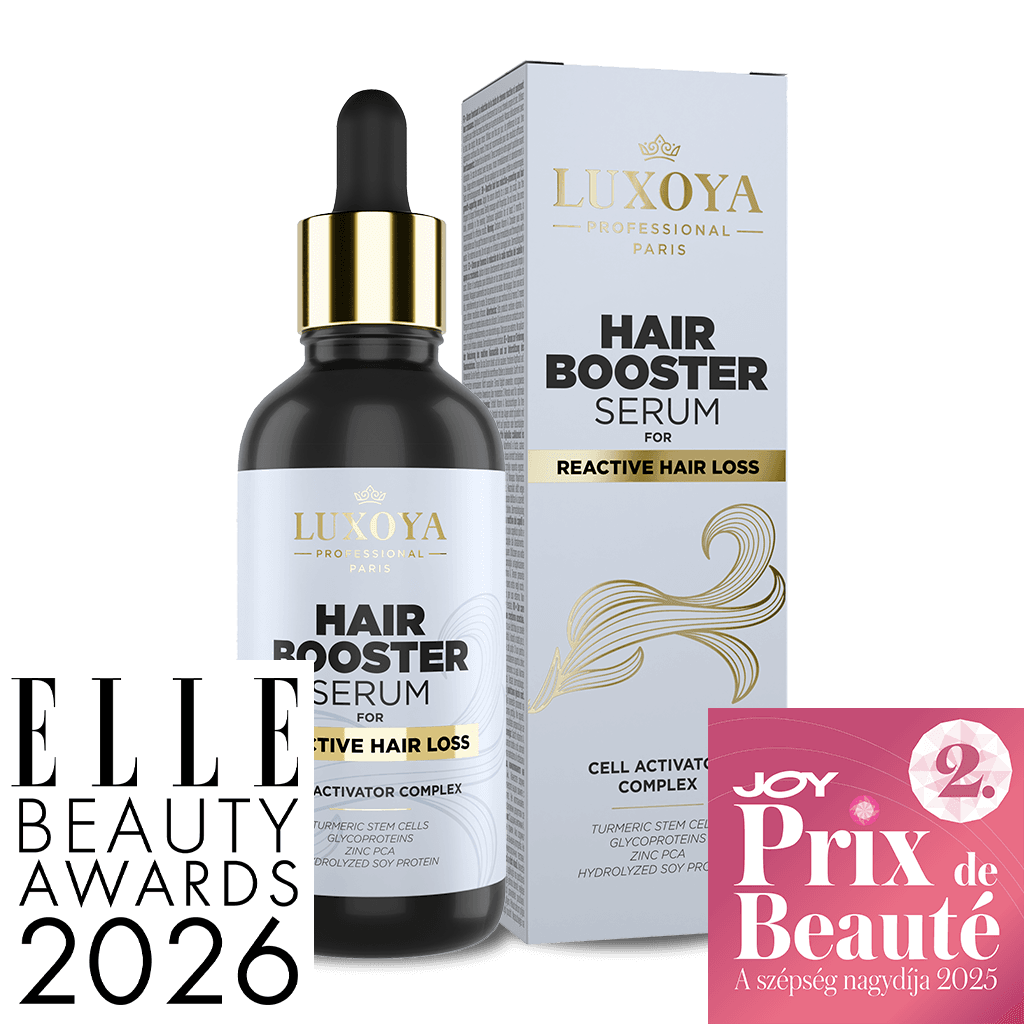 HAIR BOOSTER SERUM – FOR REACTIVE HAIR LOSS - REAKTÍV* HAJHULLÁS CSÖKKENÉST ÉS HAJNÖVEKEDÉST ELŐSEGÍTŐ SZÉRUM - 90ml