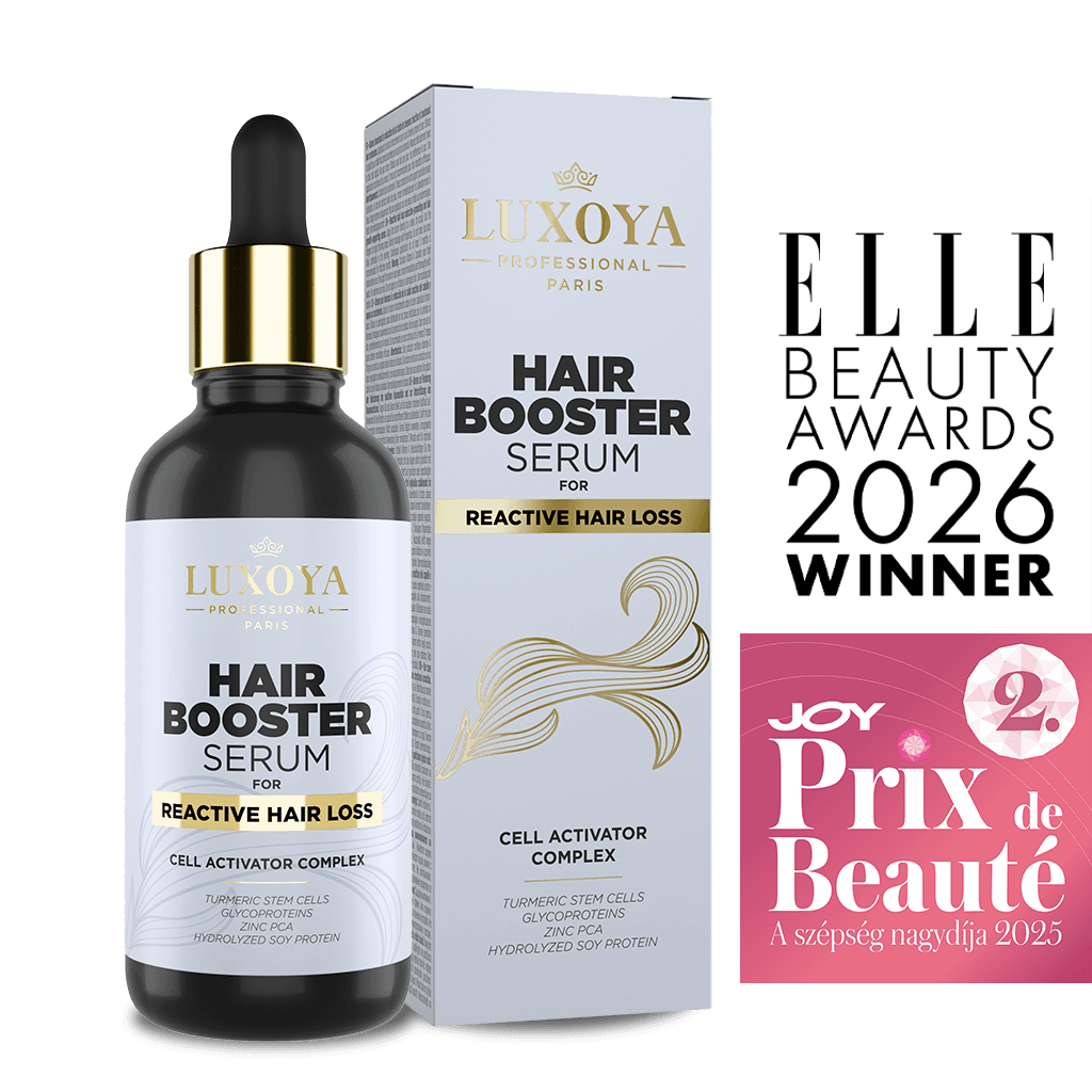HAIR BOOSTER SERUM – FOR REACTIVE HAIR LOSS - REAKTÍV* HAJHULLÁS CSÖKKENÉST ÉS HAJNÖVEKEDÉST ELŐSEGÍTŐ SZÉRUM - 90ml