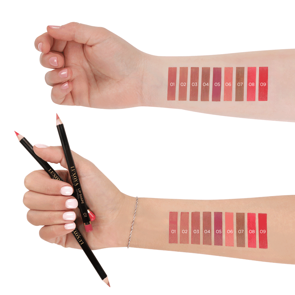 Luxoya Lip Shape szájkontúr ceruza 02 – Tartós, krémes ajakceruza
