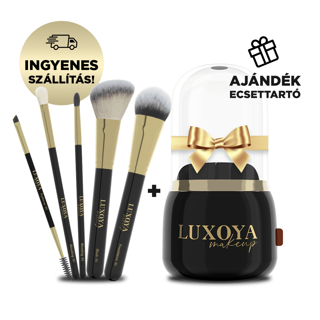 Ecset készlet AJÁNDÉK ecsettartóval