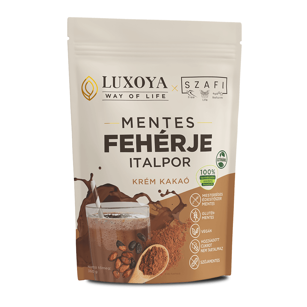 Luxoya x Szafi Mentes Fehérje italpor - Kakaó 360g