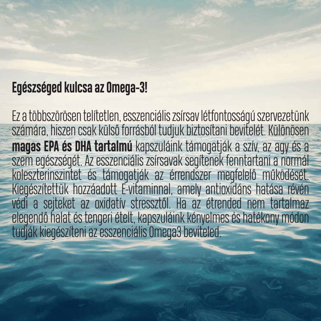 ESSENTIAL OMEGA 3 - EASY & CLEAN  - KÖNNYŰ & TISZTA - 60 db