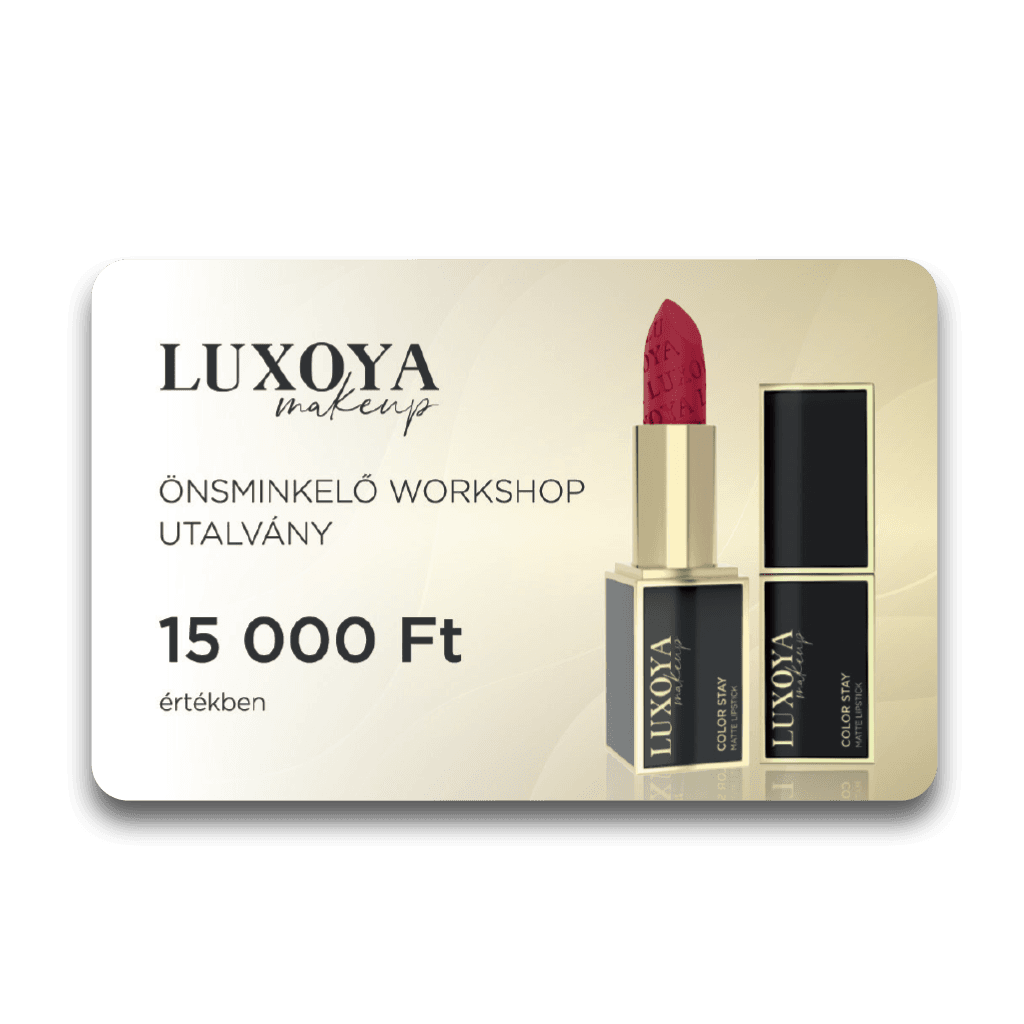 Luxoya Önsminkelő workshop utalvány 15.000 Ft értékben